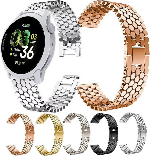 COROS Uhrenarmband Edelstahl, 22 mm, Unisex - Bild 1