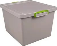 Really Useful Box Recycling Economie Aufbewahrungsbox aus Kunststoff, Grau, 33,5 l - Bild 1