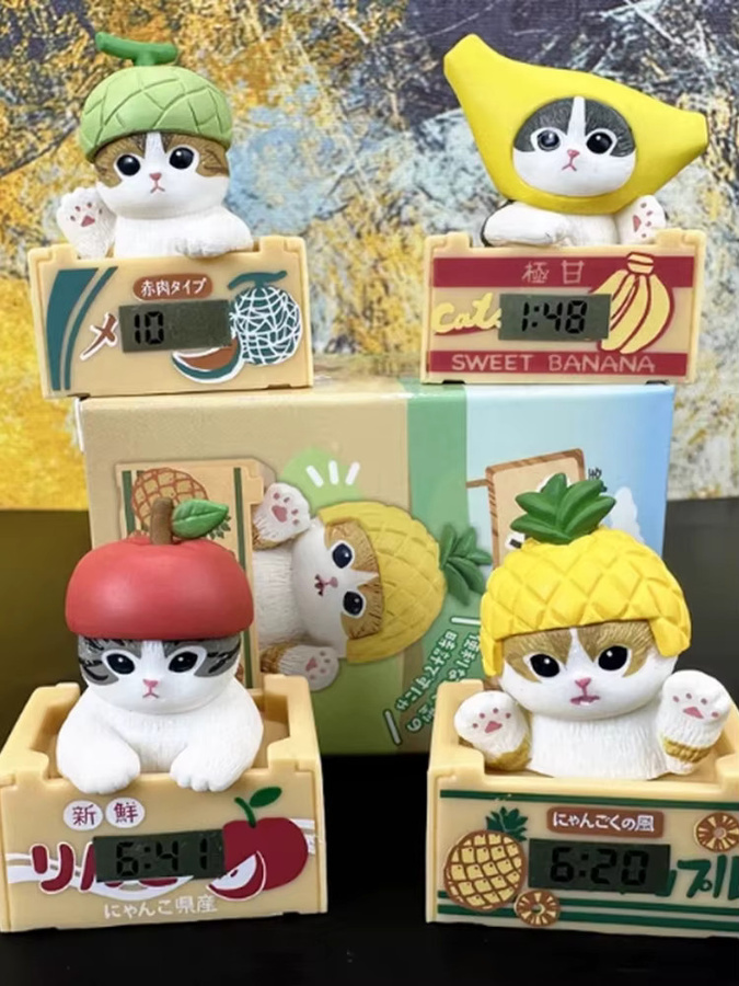 Mofusand Shark Katze Obst und Biene, Blind Box, Mini Action Figur - Bild 5