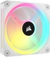 Corsair QX120 RGB LED Lüfter Triple Pack in Weiß, B/T/H: 12 x 12 x 2,5 cm - Bild 1