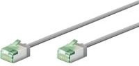 Goobay Cat.8.1 Patchkabel slim U/FTP Ethernet LAN Kabel Grau 5,0 m - Bild 1