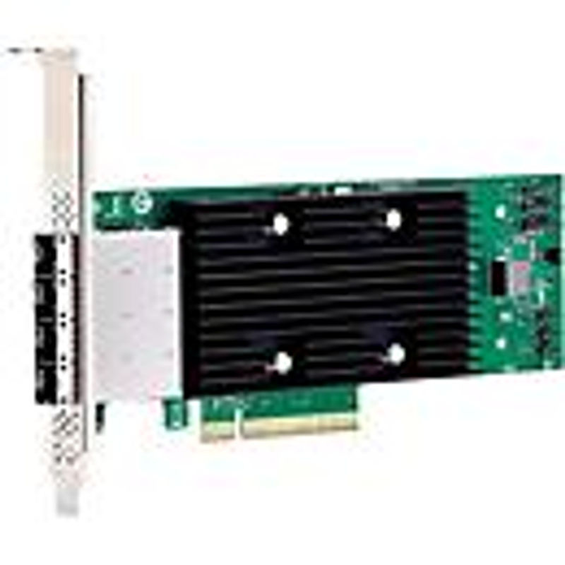 HighPoint Rocket 1604A PCIe Gen5 x16 zu 4-M.2x4 NVMe Switch AIC Schnittstellenkarte in Schwarz - Bild 2