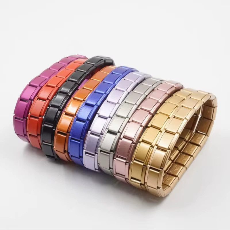 Charms Stern, Edelstahl, Unisex, 18 Stück, passend für 9 mm Armband - Bild 2