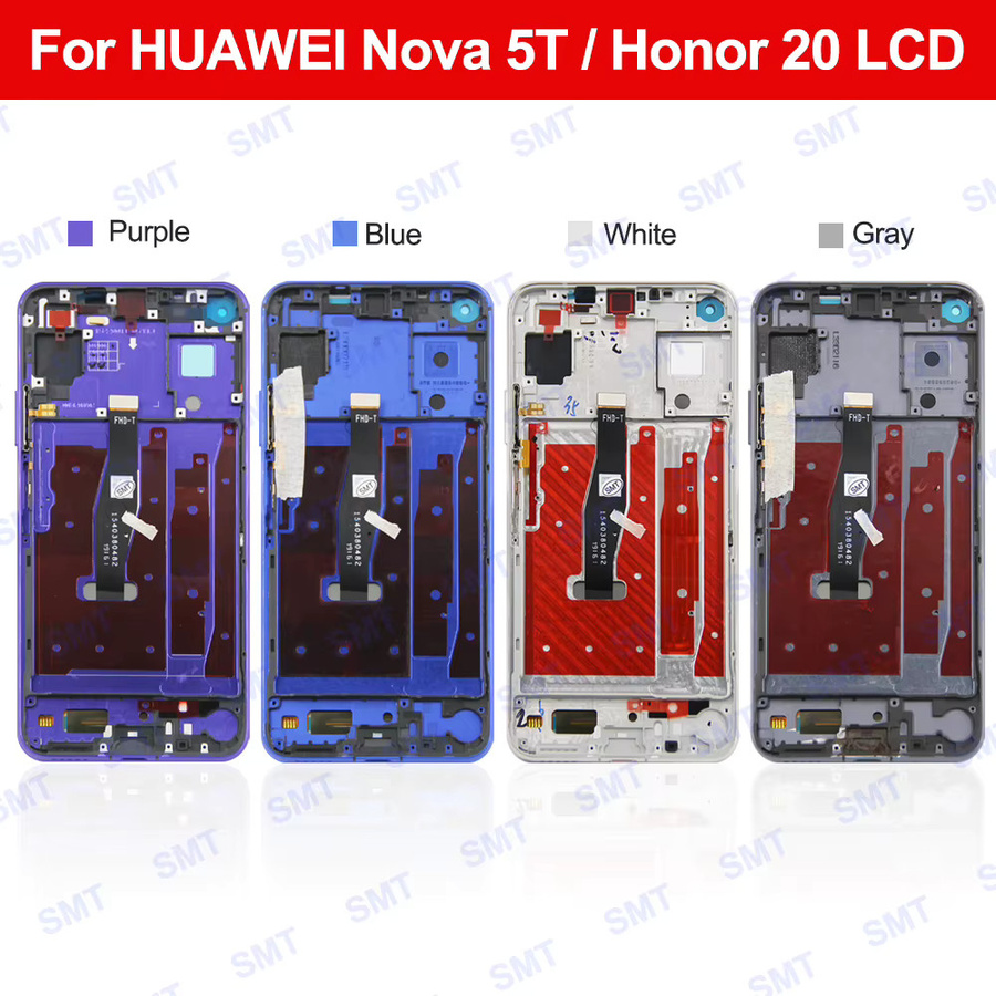 Huawei Nova 5T YAL-L21 LCD Touch Screen Digitizer Montage mit Rahmen für Honor 20 YAL-AL00 YAL-TL00 Display Bildschirm in Schwarz 6,26 Zoll - Bild 4