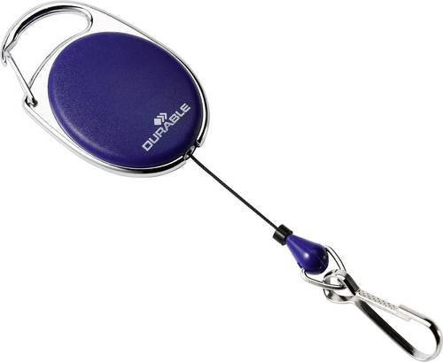 Durable Jojo Style Ausweishalter mit Metall-Federhaken in Blau - Bild 1