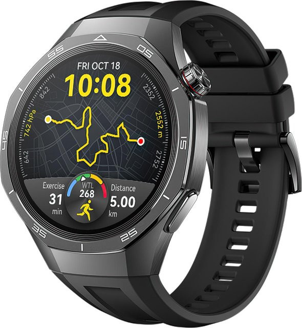 LUJING Uhrenarmband Silikon, Schwarz, Unisex - Bild 1