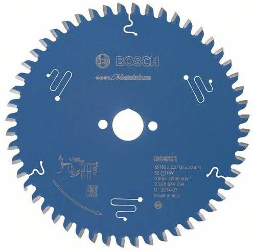 Bosch Kreissägeblatt Expert for Aluminium Ø 160 mm 52 Zähne - Bild 1