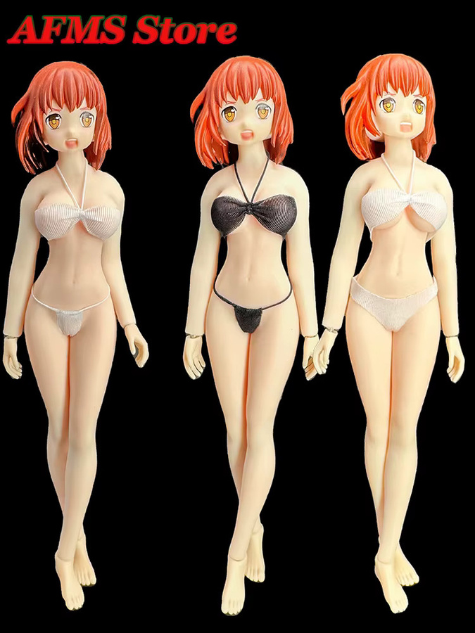 Hot Toys Mobile-Suit-Mädchen, Sammlerfigur, Maßstab 1:12, Bikini-Badeanzug, Neckholder-Dessous, Unterwäsche - Bild 4