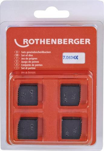 Rothenberger Schneidbacken-Set BSPT R 3/4 Zoll in Schwarz aus Stahl - Bild 1
