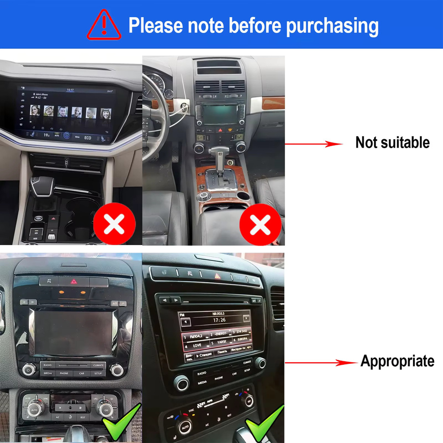 ESSGOO Android 15 Autoradio mit 9 Zoll IPS Touchscreen für VW Touareg 7P 2010-2018 in Schwarz mit drahtlosem CarPlay, GPS Navigation, Bluetooth, WiFi und USB - Bild 5