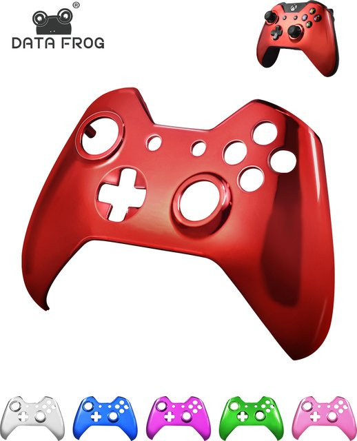 DATA FROG Ersatzgehäuse für Xbox One mit mattem Obermaterial als Frontgehäuse Shell Cover Skin - Bild 1