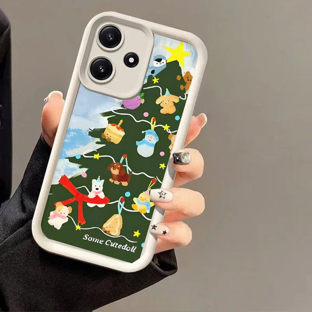 Samsung Handyhülle mit Weihnachtsbaum-Design für verschiedene Modelle, Multicolour - Bild 1