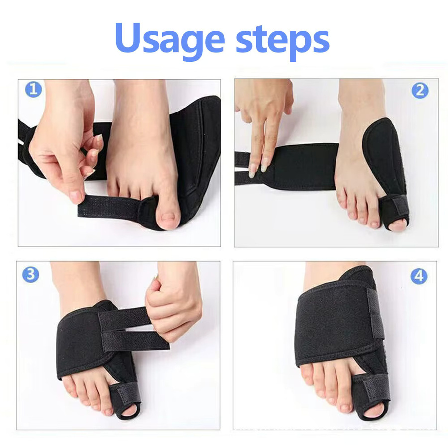 CAMMUO Zehen Separator Hallux Valgus Korrektor, Unisex, 2 Stück - Bild 3