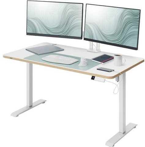 Leitz Elektrischer Sitz-Steh-Schreibtisch Ergo Weiß B/T/H: 120 x 70 x 118 cm - Bild 1