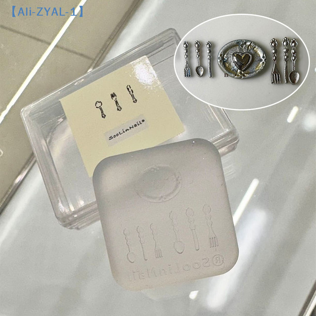 JETTING Nagelform 3D Silikon, Metallic - Bild 1