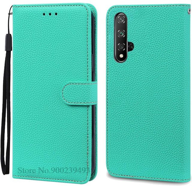 Brieftasche Flip Cover Hülle für Huawei Nova 5T in Himmelblau - Bild 1