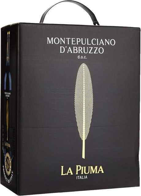 La Piuma Montepulciano d'Abruzzo DOC Rotwein trocken 3 l - Bild 1