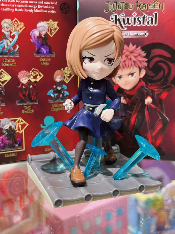 Bandai Jujutsu Kaisen Anime Figuren Set mit Itadori Yuji, Kugisaki Nobara, Fushiguro Megumi und Nanami Kento in mehrfarbig aus Kunststoff - Bild 5