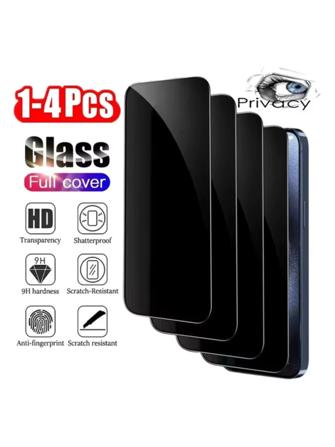 Anti-Spy Displayschutzfolie für Xiaomi 17 Ultra, 15T Pro, 14T, 13T und 12T 5G mit Fingerabdruck-Entsperrfunktion - Bild 5