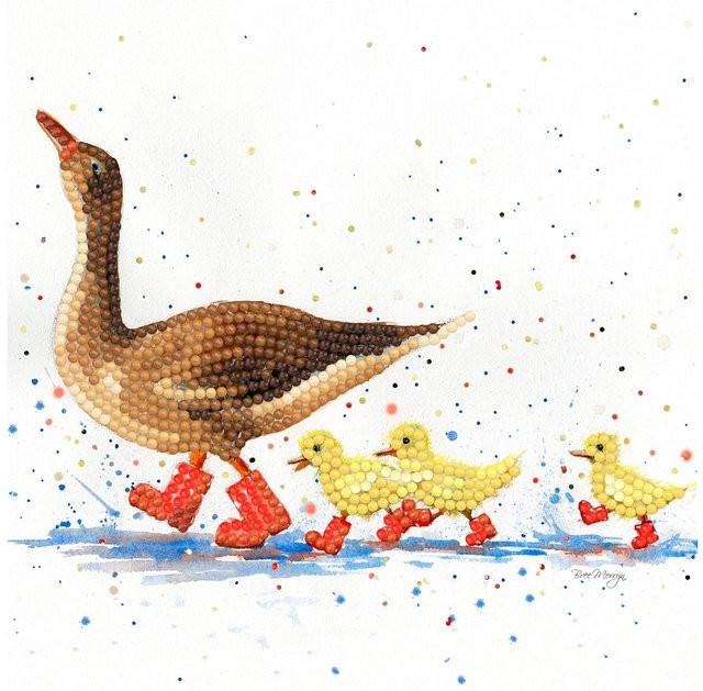 Puddle Parade Maxi-Karten-Set Diamonds in Multi - Bild 1