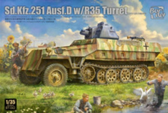 Border Model Sd.Kfz.251 Ausf.D w/ R35 Turret, Fahrzeug, 1:35 - Bild 1