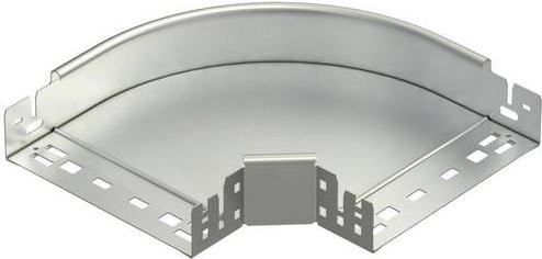 OBO Bettermann Bogen aus Metall in Silber, Breite: 20 cm, Höhe: 6 cm - Bild 1
