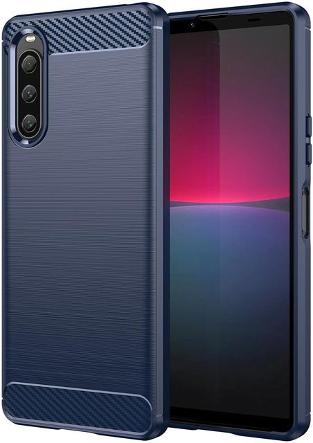 Schlanke Silikonhülle für Sony Xperia 1, 5, 10 V, IV, III, ACE 3 und Pro-I in Blau - Bild 1