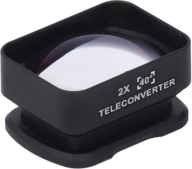 Igeteck 2X Vergrößerung Teleobjektiv mit magnetischer Halterung für Pocket 3, Schwarz - Bild 1