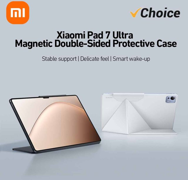 Xiaomi Pad 7 Ultra Magnetische Doppelseitige Schutzhülle in Schwarz - Bild 1