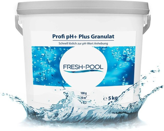 Fresh-Pool Profi pH+ Plus Granulat zur pH-Wert-Anhebung für deinen Pool, 5 kg - Bild 1