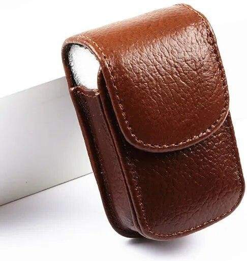 Binchi Outdoor Equipment Brillenetui Leder, Brown - Bild 1