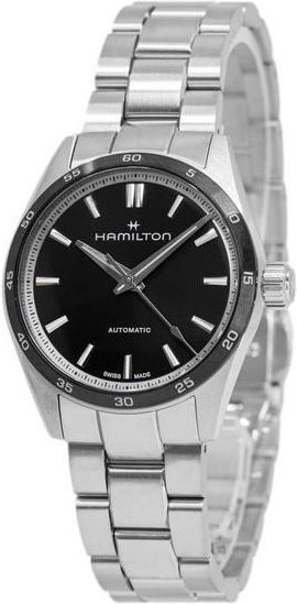 Hamilton Jazzmaster Performer Armbanduhr, Automatik, Edelstahl, Schwarz, Herren - Bild 1