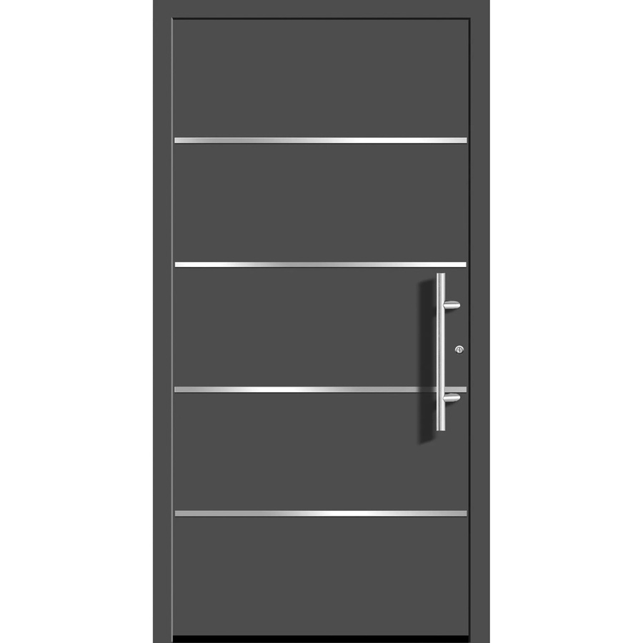Aluminium-Haustür Splendoor Moderno in Anthrazit Metallic, Anschlag Rechts, B: 110 cm, H: 210 cm - Bild 2
