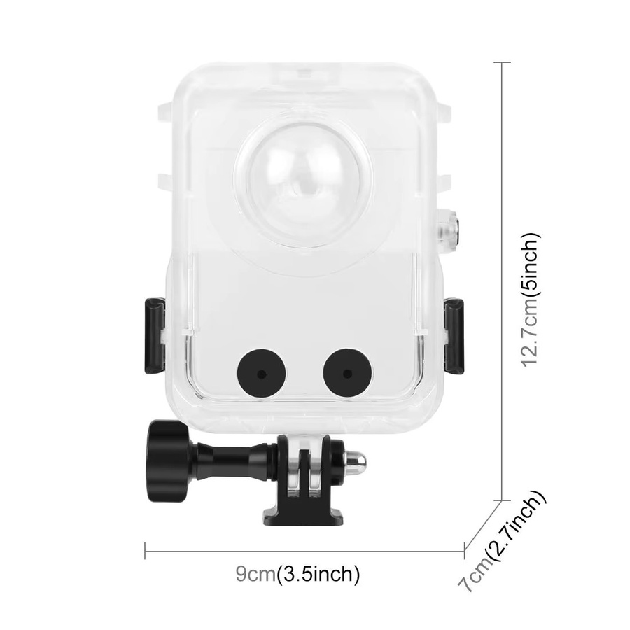 PULUZ Wasserdichtes Unterwasserkamera-Tauchgehäuse für DJI Osmo 360 und DJI Osmo 360 II in Transparent - Bild 2