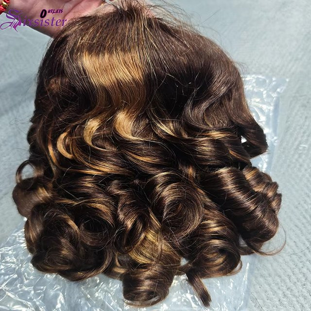 xbeauty Bob-Perücke Echthaar, Kurze Körperwelle, 200 % Dichte, Damen - Bild 1
