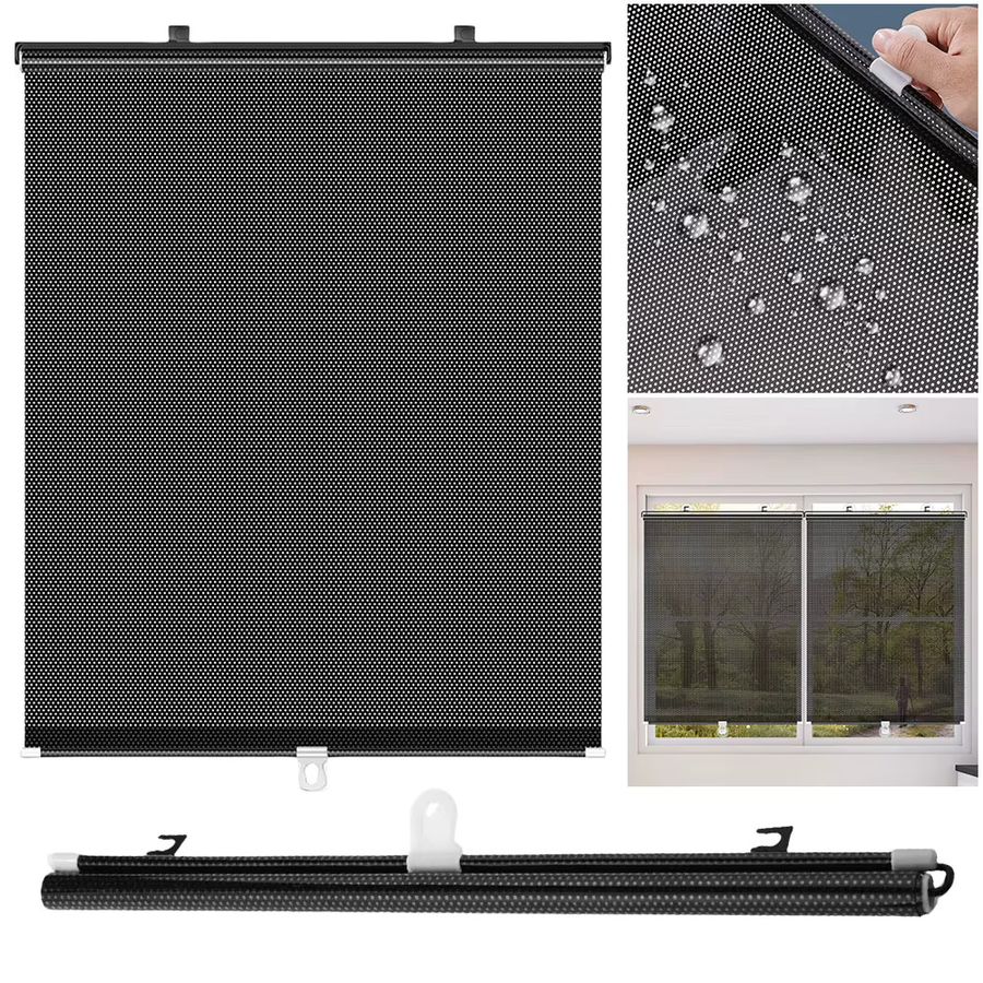 Alloet Universelle Sonnenschutz-Rollos mit Saugnapf zur einfachen Installation für Fenster in Schlafzimmer, Büro und Badezimmer - Bild 2