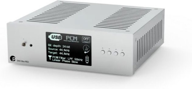 Pro-Ject DAC Box RS2 Wandler in Silber mit USB und HDMI - Bild 1