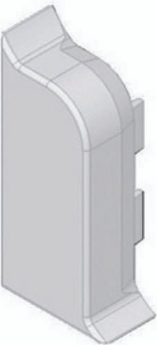 Gewiss Endstück NP42131 in Weiß - Bild 1