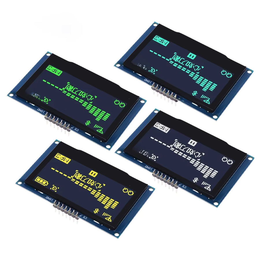 Sincere&Promise OLED LCD-Anzeige Modul SSD1309 mit 2,42 Zoll, 128x64 Auflösung, 4-polige serielle IIC I2C-Schnittstelle in Blau und Weiß für Arduino Uno R3 C51 - Bild 5