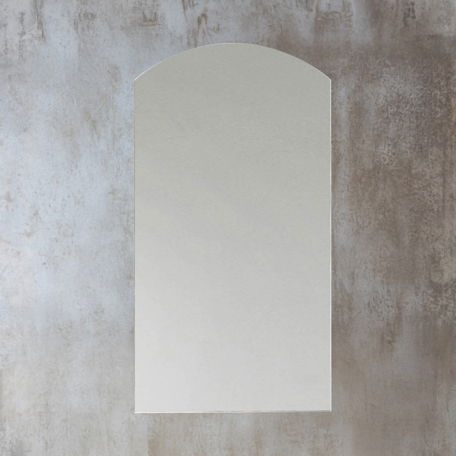 Moderner Spiegelschrank Raya von HudsonReed in Silber mit Soft-Close-Türen, B: 40,0 cm, H: 75,0 cm - Bild 1