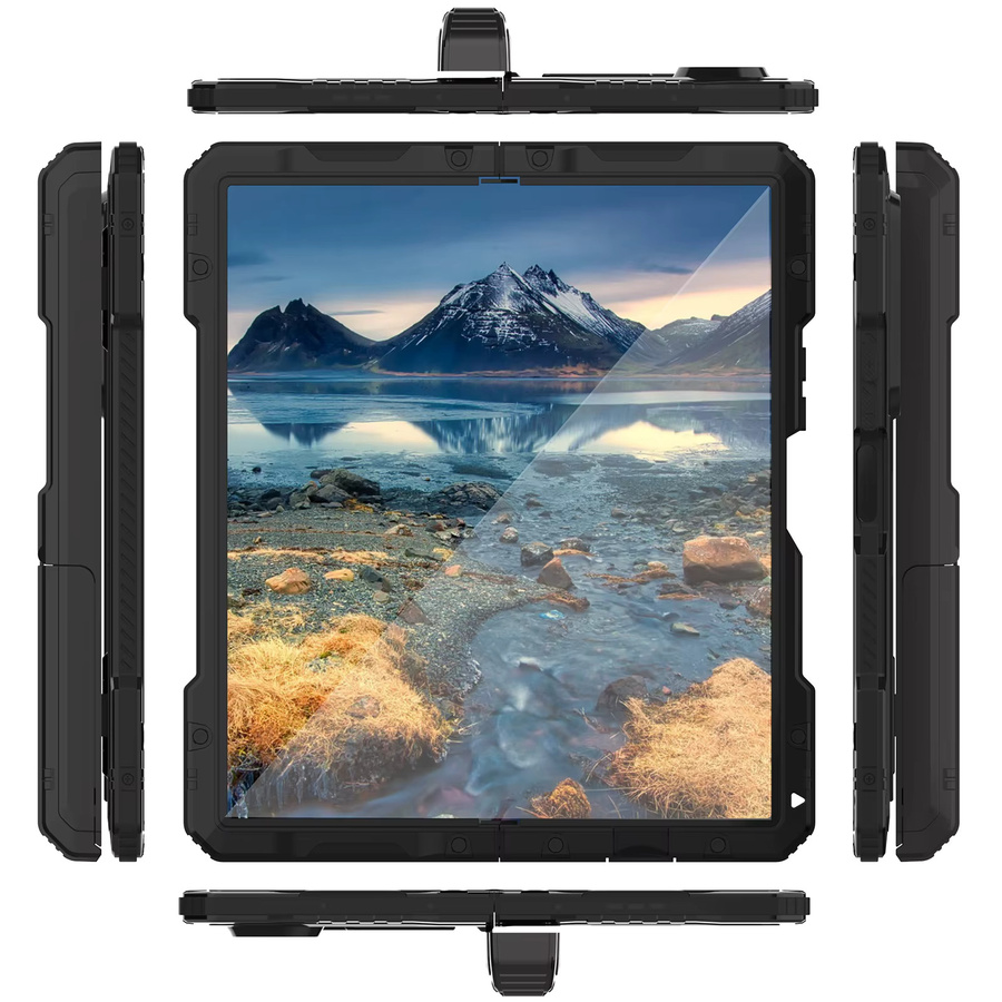 Shellbox All-Inclusive-Handyhülle aus Metall mit faltbarem Anti-Drop-Schutz für Samsung Galaxy Z Fold7 und Z Fold6, Schwarz - Bild 6