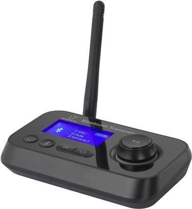 Renkforce RF-BTR-210 Bluetooth Musik-Sender und Empfänger mit Bluetooth 5.0 und LED-Anzeige in Schwarz - Bild 1