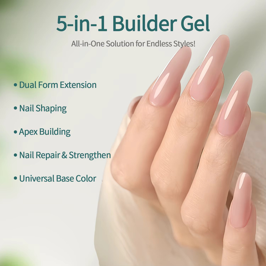 Nailpop Builder Nagelgel, Milchig, Glänzend, 100g - Bild 4