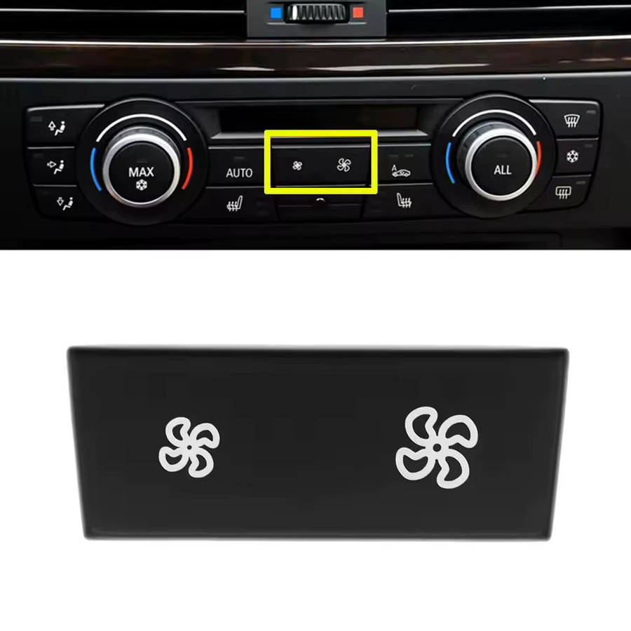 Lüfterknopfschalter für BMW 3er E90 E92 E93 E87 X1 E84 X3 F25 in Schwarz von angelguoguo - Bild 4