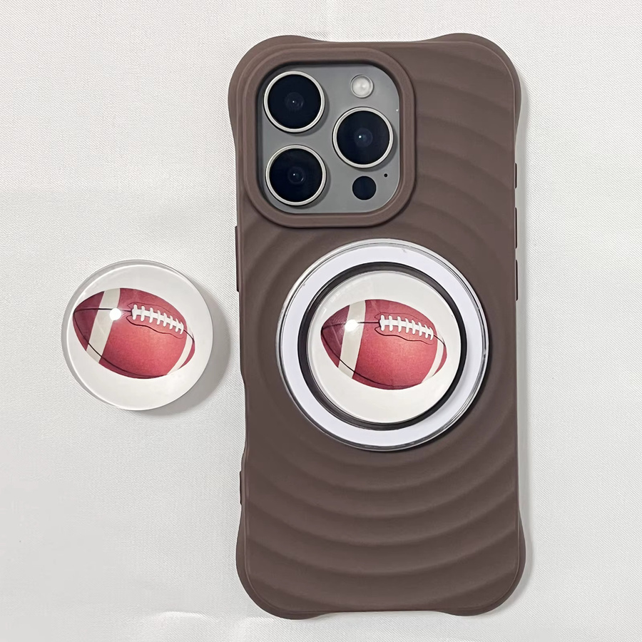 3D-Kristall American Football Handyhalterung mit Magnetständer für iPhone 17 Pro Max Griptok in LS - Bild 2