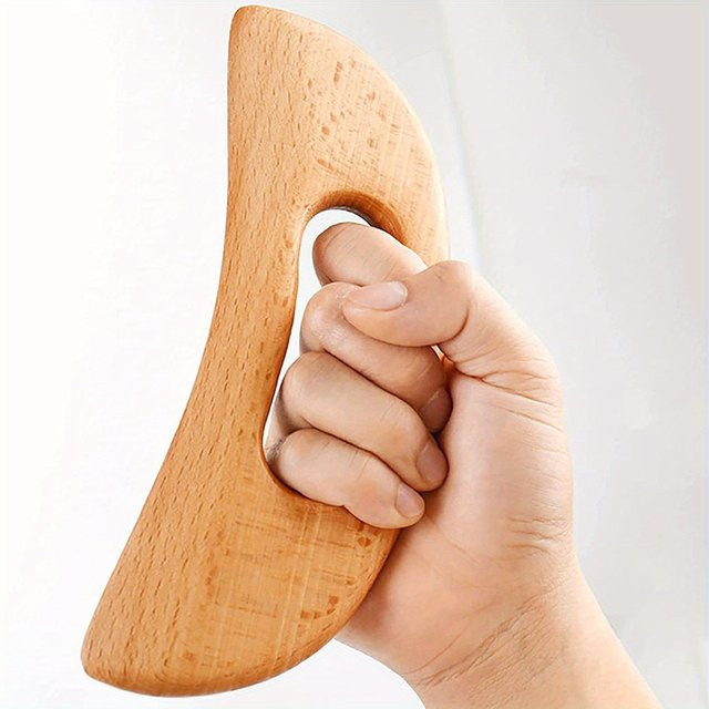 DUTRIEUX Holz-Gua-Sha-Werkzeug für Körpermassage, Unisex - Bild 1