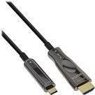 InLine USB Display AOC Kabel USB Typ-C auf HDMI in Schwarz, Länge: 50 m - Bild 1