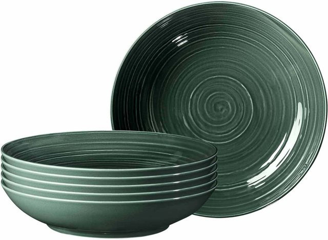 Seltmann Weiden Pastateller Terra Moosgrün 6er Set Durchmesser: 26 cm - Bild 1