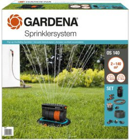 Gardena Sprinklersystem Komplett-Set mit Versenk-Viereckregner OS 140 für rechteckige Flächen bis 140 m² - Bild 3