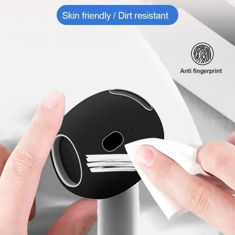 Rutschfeste Silikon-Schutzhülle für Apple AirPods 4 in Transparent - Bild 4
